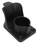 Heavy Duty Ev Charger Dock With Sae J1772 Type One Connector Mount Bracket, black plastic base for J1772 plug storage.