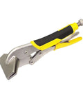 11 Inch Sheet Metal Locking Pliers Clamp Heavy Duty High Carbon Steel Flattening Tool for Bending Shaping Forming and Crimping Metalwork Projects