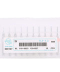 Pro Grade Mini Tungsten Steel Drill Bits Set for PCB Circuit Board, 10 Pieces in packaging, 0.3 to 1.2 mm size range.