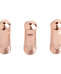 Copper tips from 24Pc MIG Welding Consumables Kit With 0.030 And 0.035 Tips, Gasless Nozzles And Diffusers
