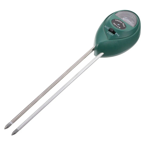 Dual probe 3-In-1 Soil Tester for Garden Lawn and Farm Moisture Meter pH Light Meter tool