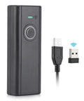 Wireless 2D And 1D Barcode Scanner Handheld For High Traffic Environments with USB cable and receiver, compact design