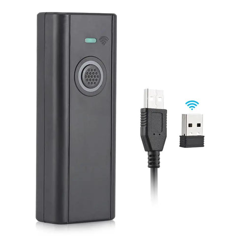 Wireless 2D And 1D Barcode Scanner Handheld For High Traffic Environments with USB cable and adapter