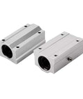 Top Tier High Precision Linear Guide Rail Kit With Four SK16 Bearing Blocks And Two Smooth Optical Axis Rods In 16mm Size For Your Sweet CNC Build Or Custom 3D Printer Project Featuring Super Low Friction Motion Plus Zero Stick Slip Issues For Total. two SK16 bearing blocks