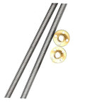 Durable Stainless Steel Lead Screw With Nut 300mm For 3D Printers And Stepper Motors Anti Backlash T8 Lead Screw Kit