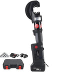 Heavy Duty Hydraulic Hose Crimper With 12 Sets Of Dies, 120KN High Pressure Handheld Manual Crimping Machine for 6 to 400mm² hoses, shown with accessories.