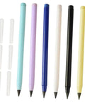 Everlasting Reusable No Sharpening Pencils Set For Students And Artists Graphite Sketch Pencils in Black Blue White Macaron