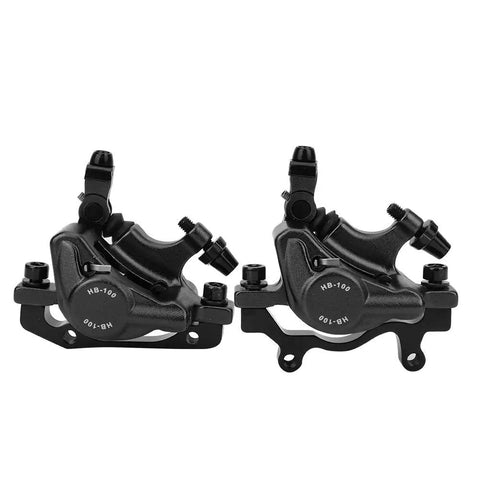 Heavy Duty Hydraulic Disc Brake Front And Rear Set Mountain Road Bike aluminum alloy dual piston calipers for optimal grip