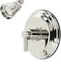NuvoFusion Single Handle Pressure Balanced Tub And Shower Faucet in polished nickel with solid brass construction, wall mount