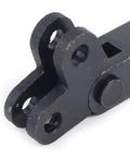Close-up of black steel Dual Wheel Knurling Tool Set For Metal Lathe Turning showing rugged wear-resistant construction.