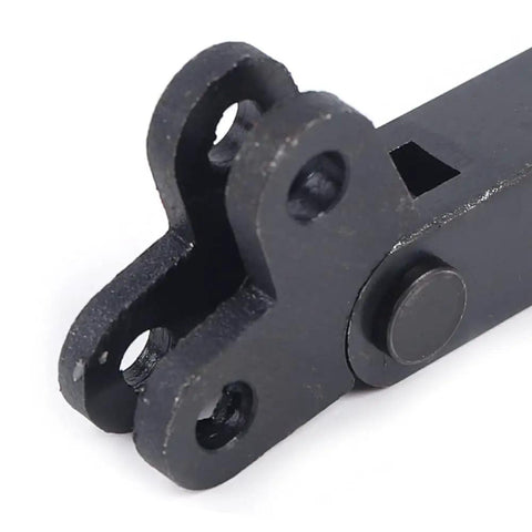 Close-up of black steel Dual Wheel Knurling Tool Set For Metal Lathe Turning showing rugged wear-resistant construction.