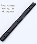Heavy Duty 14 Inch Drawer Slides Full Extension Under Mount With Ball Bearing Smooth Quiet Sliding black steel slide