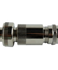 Top Shelf Full Metal Female Hydraulic Valve Connector IP67 Sealed Proportional Interface side view of polished metal design.
