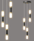 Modern Kitchen Pendant Lighting Over Island With Dimmable 3 Light LED Mini Pendant Fixtures In Black Gold Finish