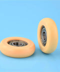 Rock Solid 20 Pack Circular Arc Plastic Coated 608ZZ Roller Bearings with durable nylon for heavy duty machines.