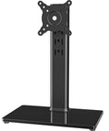 Free Standing Monitor Stand Riser for 13 to 32 inch LCD screen with swivel, height adjustable rotation, VESA compatibility 50x50 75x75 100x100.