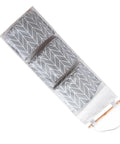 Score Major Closet Wins With This Over Door Hanging Shoe Organizer Bag Crafted From Soft Cotton Linen Featuring Roomy Pockets, showing three large pockets.
