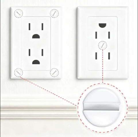 White Wall Plate Screws Kit 120 Pcs For Outlet Covers And Switch Plates 6-32 Screws For Lights And Panels Includes Four Sizes