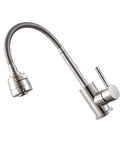 Shower Head 360 Degree Faucet Water Dispenser hot and Cold faucets Single-Tube tap for Kitchen Sink Rod Stainless Steel Single Handle