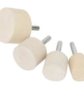 Total Game Changer Glass Scratch Remover Kit With 4 Heavy Duty Felt Buffing Wheels And 230 Grams Cerium Oxide Powder. Felt buffing wheels for glass repair.