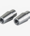 3/4 Inch Panhard Bar Kit With Bung And 3/4-16 Threaded Rod Ends, Left Hand And Right Hand Heim Joint Rod Ends, C1045 Steel, Silver Zinc Plated,.120 Bung, Beefy Precision Ground Bearings, Easy Install. silver zinc threaded bungs