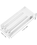 Oil Quality Comparator And Viscosity Test Tool For Cars With A 2 Hole Demo Stand clear plastic 11.7cm x 4.4cm x 2.2cm