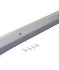 M-D All-Season door sweep, 36-inch, silver aluminum with vinyl seal; screws included