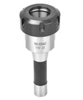 Heavy Duty R8 ER40 Collet Chuck 7/16 Inch 20UNF for CNC Milling Machine showing solid steel design with black finish.