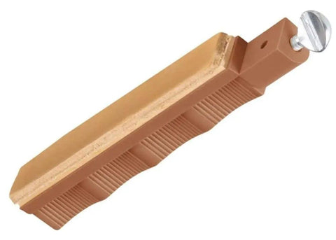 Leather Stropping Polishing Hone HSTROP One Size For Razor Sharp Edges Finishing Touch On Blades Made In USA Brown Leather Sharpening Tool