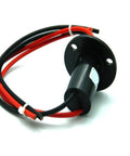 Heavy Duty 30A Dual Channel Slip Ring Rotary Connector For Monitoring Stage Lighting, 240V AC DC Compatible