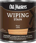 Rock Solid Coverage Kicks Through With This Premium Pecan Wiping Wood Stain in a half pint can for easy DIY application.