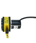 Go To 400mm Stroke Draw Wire Displacement Sensor And Pull Motion Position Encoder CESI S400 With Line Driver Output For Non Contact Angle Measurement Pro Grade High Resolution Waterproof Dustproof Vibration Resistant, black and yellow