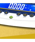 Close-up of Professional Digital Density Meter For Straight Up Gold Purity Testing And Platinum Jewelry Analysis with display and controls.