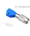 FC Male To LC Female Hybrid Fiber Optic Connector Adapter For Optical Power Meters And Visual Fault Locators, Zirconia Sleeve, Blue