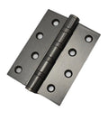 2 Pack Multicolor Stainless Steel Flat Door Hinges For Wood Doors No Brainer Heavy Duty Butt Hinges With Silent Operation Black and Gold Finish