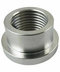 Stainless Steel 304 Pro Grade One Half Inch NPT Female Threaded Stepped Weld Bung With Top Head For Exhaust And Oxygen Sensor Install