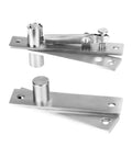360 Degree Rotation Heavy Duty Pivot Hinge in Stainless Steel for lowkey hidden doors and secret bookshelves, invisible hardware