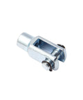 Air Cylinder Clevis End Y Connector M8x1 25 Female Thread 40mm Length 8mm Inner Distance Quick Mount for Air Cylinders Foot Mounting Built Tough Silver Iron, silver iron clevis