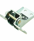 Close-up of door hinge from Door Hinge Set Of 4 For Ford And Mercury Vehicles Upper And Lower Hinges Left And Right Sides Replacement