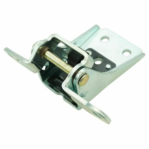 Close-up of door hinge from Door Hinge Set Of 4 For Ford And Mercury Vehicles Upper And Lower Hinges Left And Right Sides Replacement