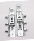 Two Veemoon hidden cabinet hinges, heavy-duty zinc-plated cold-rolled steel for kitchen cabinets
