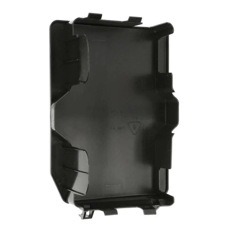 Direct Fit Battery Box Cover LFG1-18-593B For Mazda MX-5 Miata 2006-2013, black plastic construction, inside view.