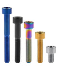 The Sick Titanium Hex Bolts M6X10MM Bike Seatpost Headset Brake Ti Hardware Rad Top Shelf Quality Upgrades Mean Badass Ride Enhancers For Cycling Enthusiasts in various colors and sizes.