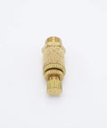 Heavy Duty Brass 1/8 Inch Male Npt Pneumatic Muffler Exhaust Throttle Air Filter for industrial machine noise reduction.