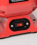 Heavy Duty Six Inch Electric Bench Grinder For Precision Metal Sharpening And Stock Removal With 3450 RPM Capacitor Motor switch detail.