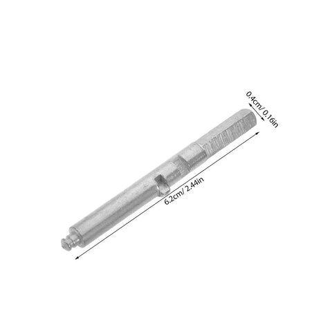 Clock Winding Crank Shaft Replacement Part For Wall And Mantel Clocks, Heavy Duty Metal Construction With Effortless Winding And No Fuss Timekeeping, Upgraded Mechanism For Antique And Grandfather Clocks 6.2cm metal shaft