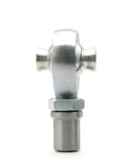 One Piece Heavy Duty Heim Joint Kit Featuring Wicked Tough Rod End Bearing with Spherical Ball Socket, silver metal design.