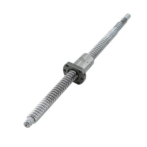 Heavy Duty 3000mm Ball Screw Set For Cnc Routers And Milling Machines Built Tough With Smooth As Butter Gliding Action And Drop Dead Accurate Movement Durable 4010 Model 25mm Shaft Upgrade Kit in silver with threaded rod.