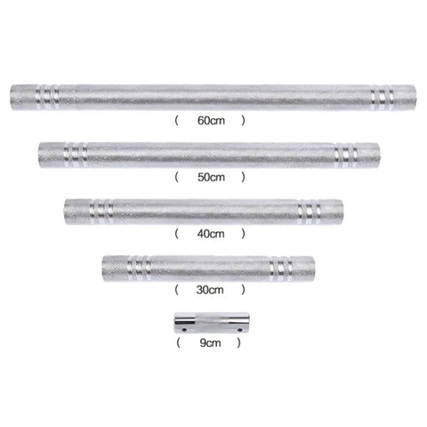 Home Gym Dumbbell To Barbell Connector With Ultra Precision Thread And Non Slip Steel Tube For Easy Weightlifting Swaps Barbell Upgrade