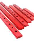 Red Pro Grade Aluminum T Track Slider For Woodworking Miter Jig with Table Saw Sled T Bar Slot Guide, various lengths